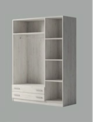 Armario 3 puertas 2 cajones