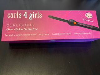 Tenacilla Curls 4 Girls 19mm Rosa/Negra