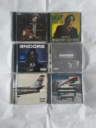 Eminem, Supertramp, Eric Clapton, Roxy Music