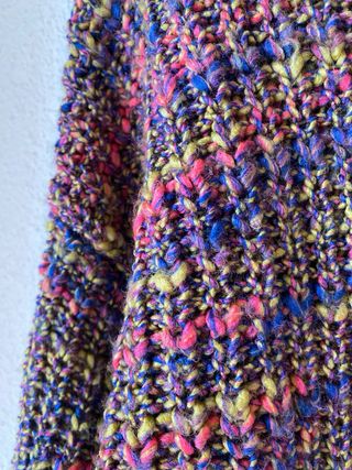 Jersey cuello alto multicolor