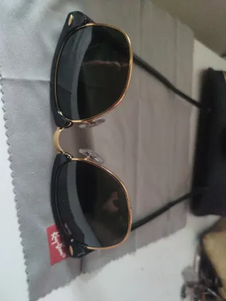 Gafas Ray-Ban Clubmaster Negro/Dorado