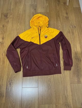 Cortavientos Nike Roma Amarillo y Marrón