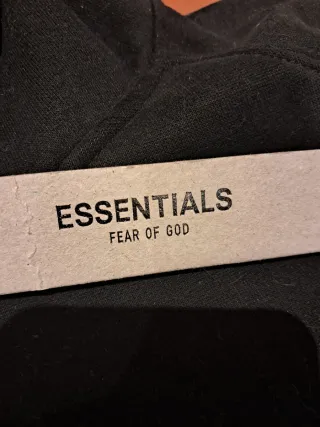 Sudadera Essentials Negra