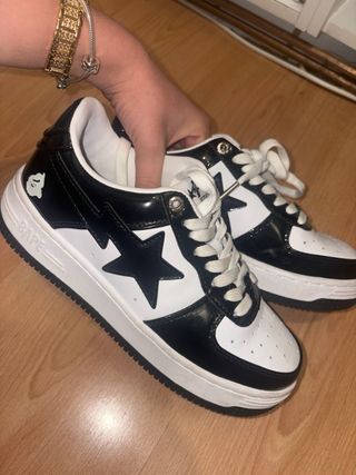 Zapatillas Bapesta Negras Blancas FALSAS!!!
