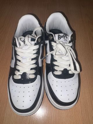 Zapatillas Bapesta Negras Blancas FALSAS!!!