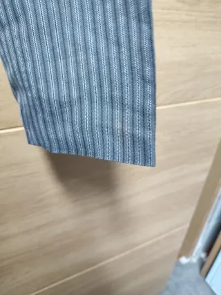 Pantalones Baserri grises a rayas