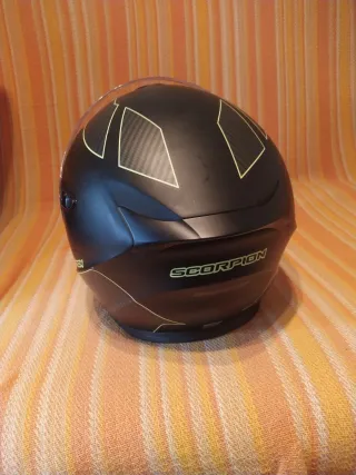Casco Moto Scorpion Negro XL