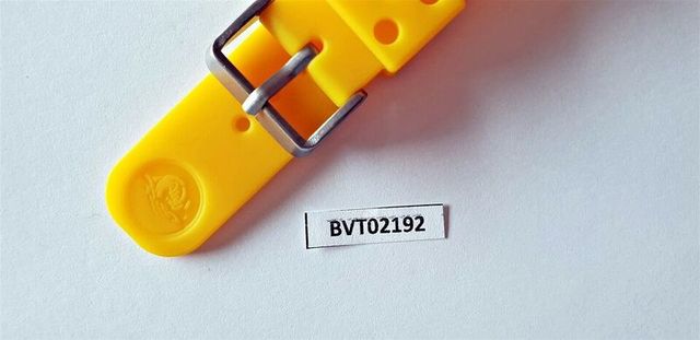 AMARILLO NUEVO PARA SEIKO GOMA CORREA PADI ONDA