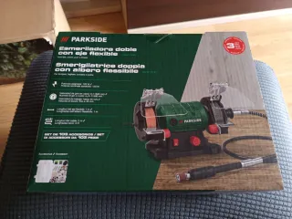 Esmeriladora Doble con Eje Flexible Parkside
