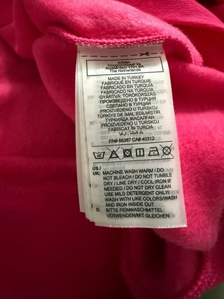 Sudadera Adidas oversize fucsia