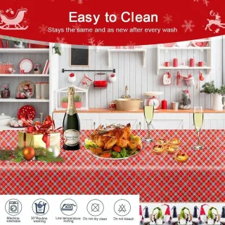 Tovaglia Natale 140x180cm Natalizia rettangolare