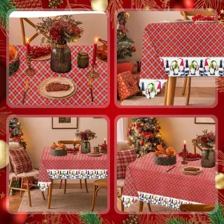 Tovaglia Natale 140x180cm Natalizia rettangolare