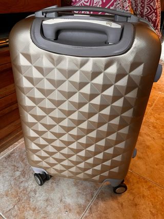 Maleta de cabina dorada
