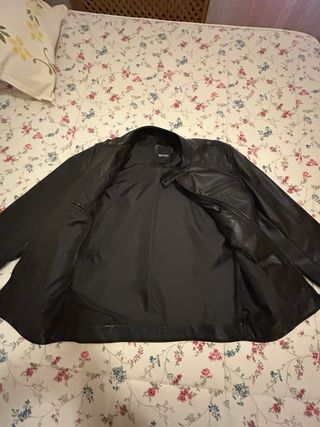 Chaqueta polipiel negra Only Sons