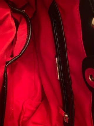 Borsa Tosca Blu Donna Cuore Rosso Nero