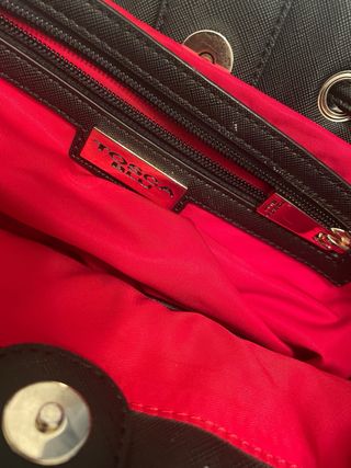 Borsa Tosca Blu Donna Cuore Rosso Nero