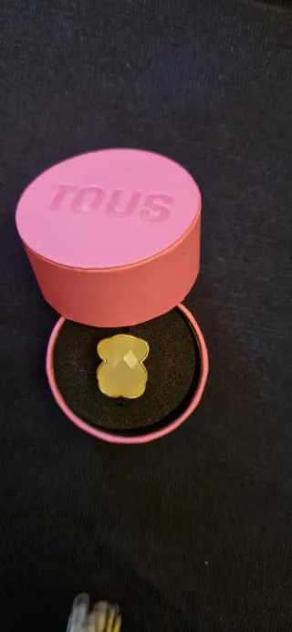 Anillo Tous Plata y Cuarzo Rosa