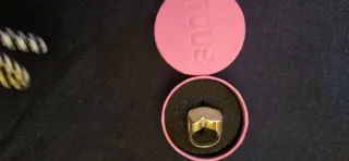 Anillo Tous Plata y Cuarzo Rosa