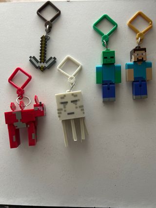 Lote Llaveros Minecraft