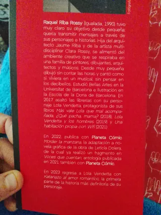 Lola Vendetta. Katanazo al amor romántico