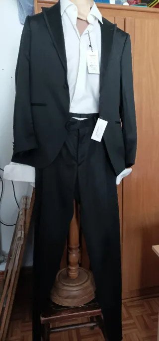 Traje de ceremonia hombre negro y blanco