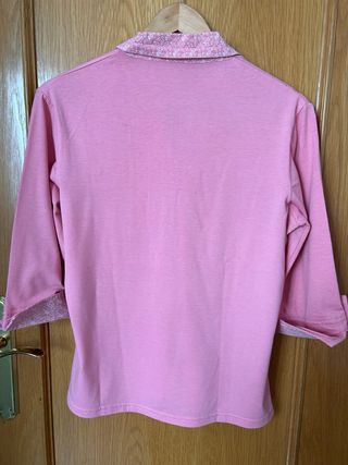 Camiseta Lady rosa manga 3/4 talla L