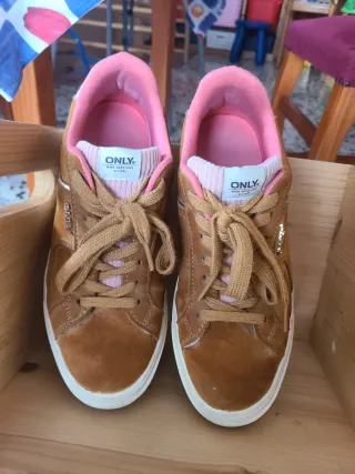 Zapatillas Bambas Only Marrones Talla 37