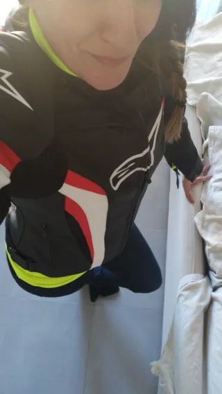 Chaqueta de moto piel Dainese