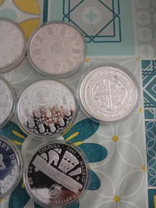 Lote 10 Cincuentines Plata- 50 onzas plata