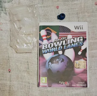 Nintendo Wii bowling world lanes completo