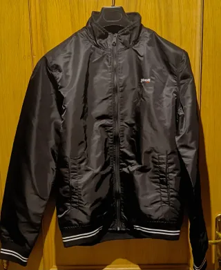 Cazadora Schott entretiempo negra