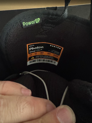 Botas Burton Photon Step On Talla 45