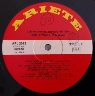 LP 33 Gianni Ferrio Tony Arzenta (Big Guns) 1973