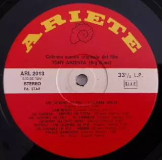 LP 33 Gianni Ferrio Tony Arzenta (Big Guns) 1973