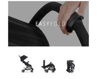 Carro Gemelar Doble Negro