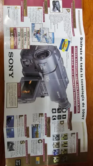 Daniel Videocámara Sony Handycam 330x