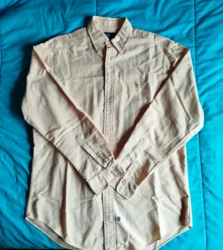 Camisa Ralph Lauren naranja pastel