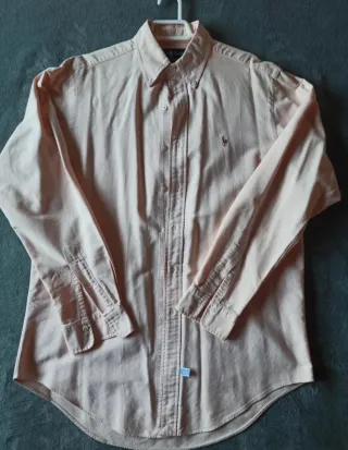 Camisa Ralph Lauren naranja pastel