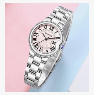 Reloj KNISKRED Clásico Mujer Rosa/Plata