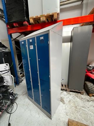 Taquilla metálica 6 puertas