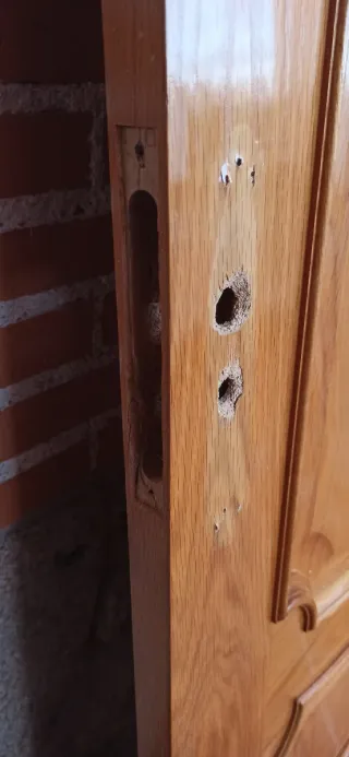 Puerta Roble Maciza Derecha 72x203