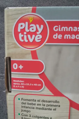 Gimnasio Actividades Madera Bebé Playtive