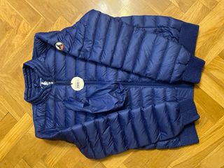 Abrigo Plumad Jott Jordan Azul - Talla L Nuevo