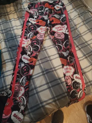 Mallas deportivas con estampado Let's Go Girl