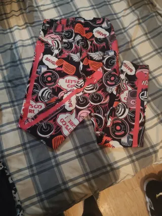 Mallas deportivas con estampado Let's Go Girl