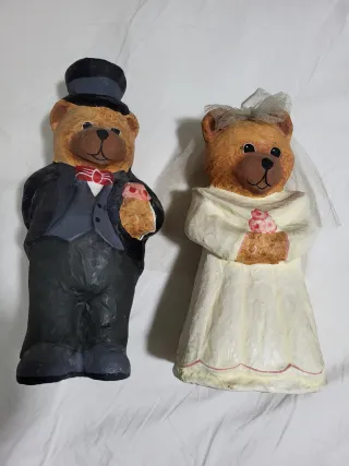 Figuras Novios Ositos Decoración