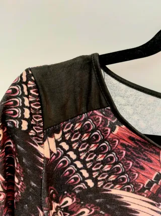 Vestido mujer largo, marrón, Talla M.