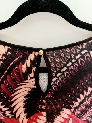 Vestido mujer largo, marrón, Talla M.