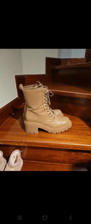 Botas Bosanova Beige Talla 38