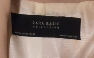 Chaqueta Zara manga recogida